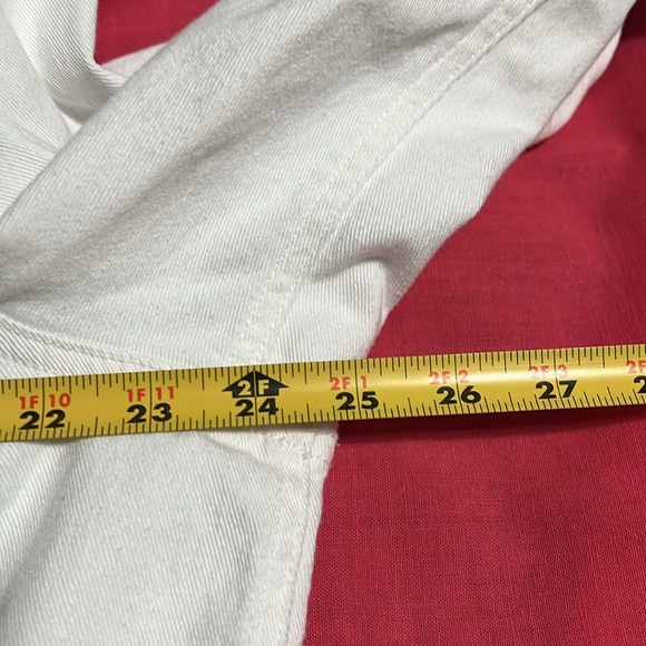 Ralph Lauren White Jean Jacket Structured Fit - Picture 6 of 7